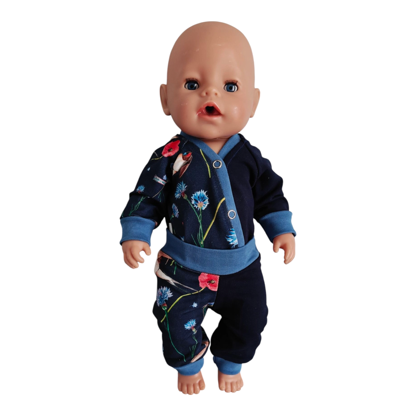 Komplekt nukule rukkililled tumesinisel (nukuriided)