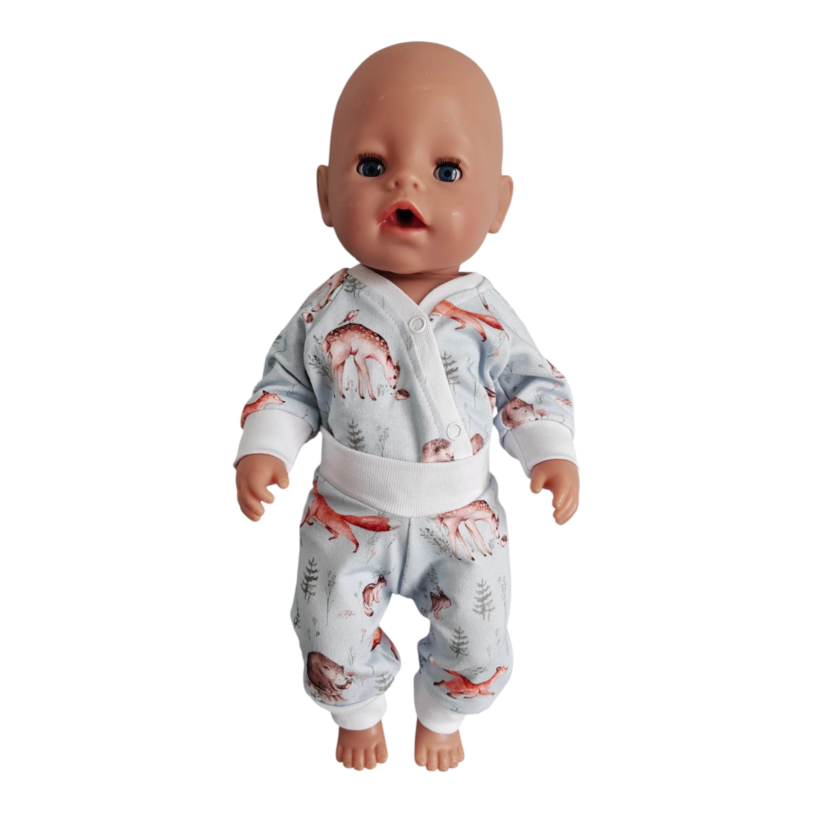 Komplekt nukule metsloomad helesinisel (nukuriided)