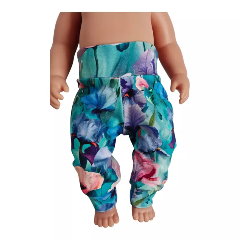 Püksid nukule lilled (nukuriided)