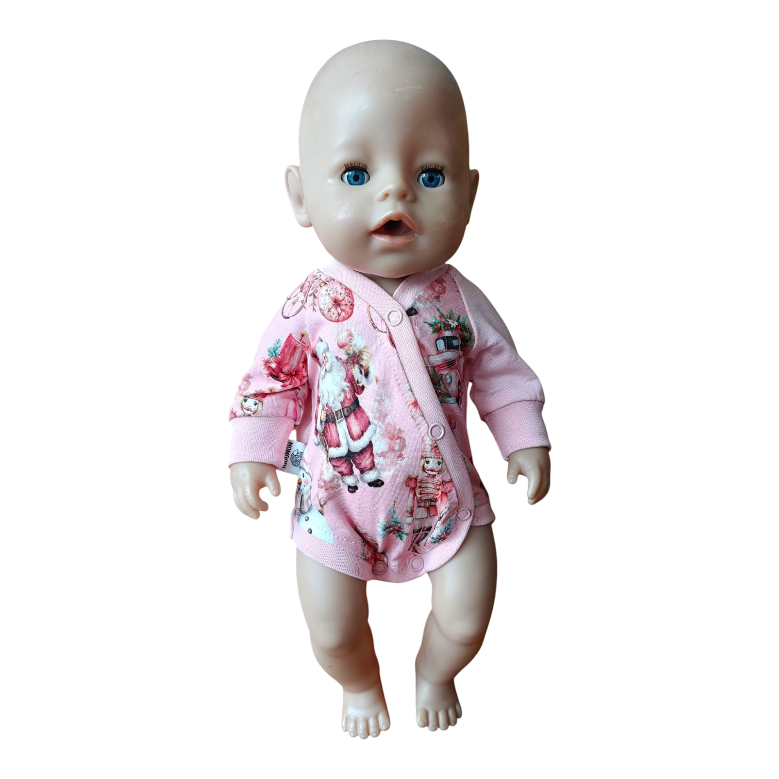 Komplekt ja müts nukule jõuluvana tumesinisel (nukuriided) - Image 2