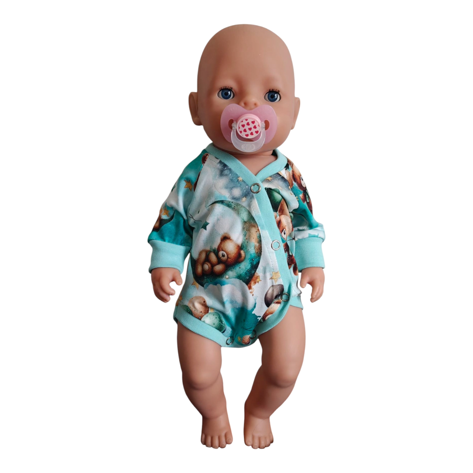 Komplekt ja müts nukuleõhupallidega mõmmi (nukuriided) - Image 2